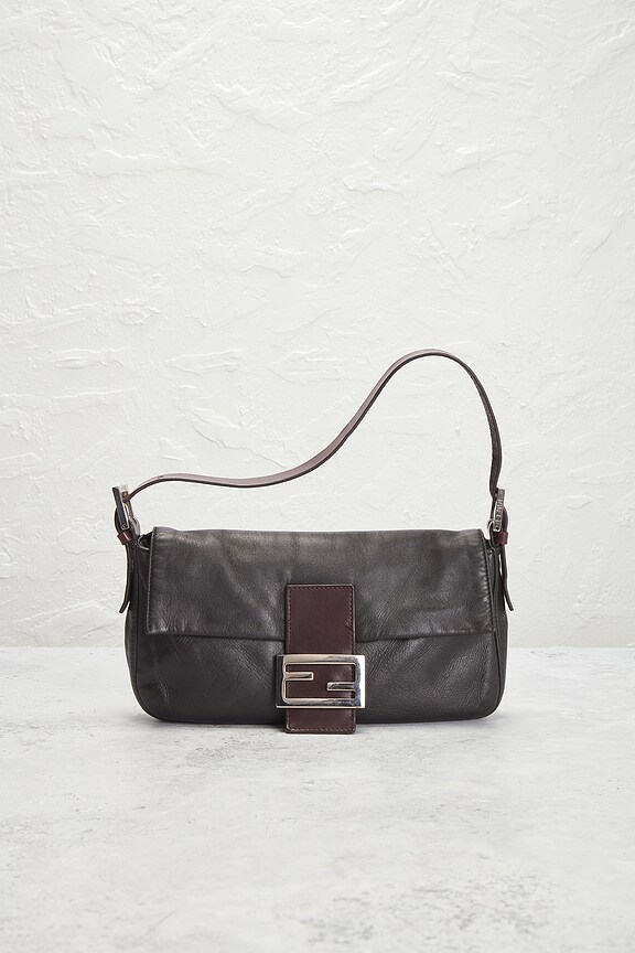 view 2 of 10 Fendi Baguette Shoulder Bag in Black