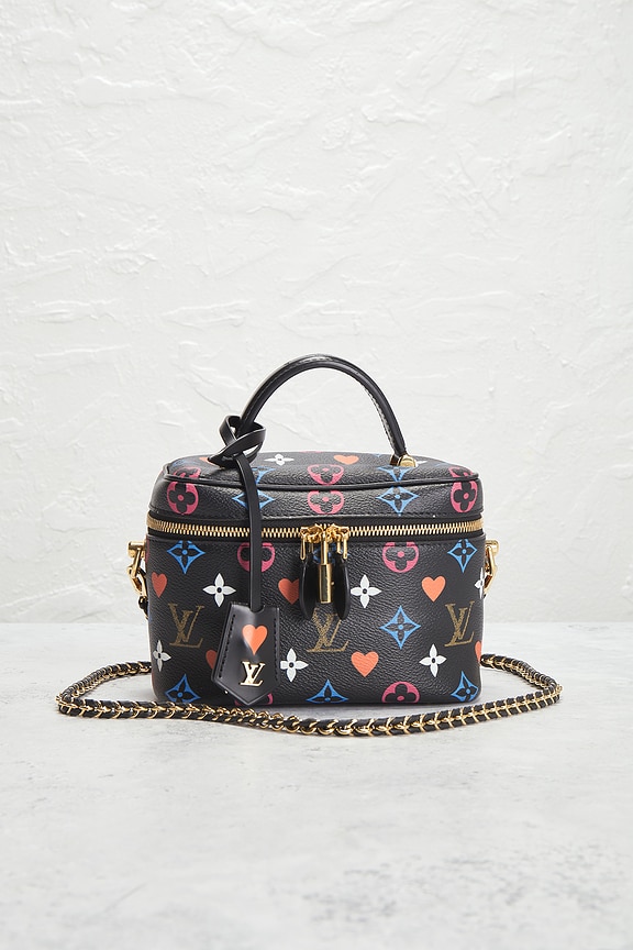 view 2 of 10 Louis Vuitton Limited Edition Monogram Game On Vanity PM Handbag in Black