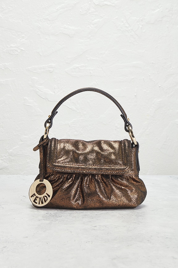 view 2 of 9 Fendi Zucca Chef Shoulder Bag in Bronze
