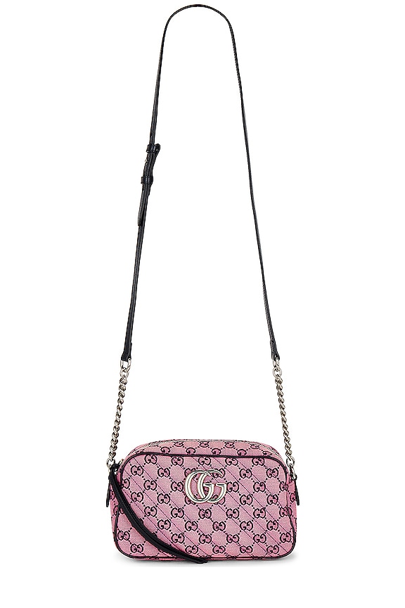 FWRD Renew Gucci GG Marmont Camera Bag in Pink REVOLVE
