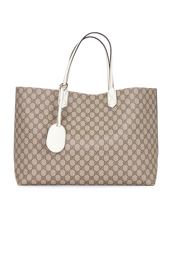 view 1 of 9 Gucci GG Supreme Tote Bag in Beige