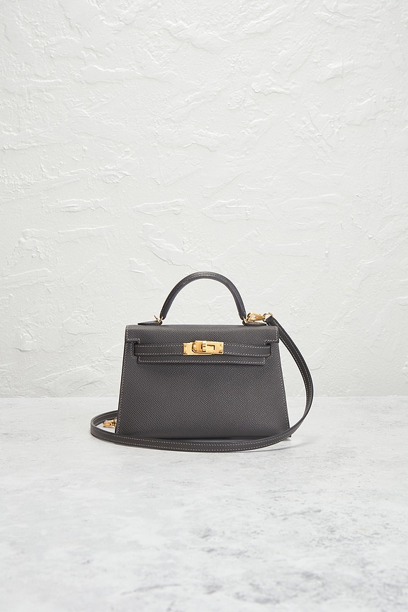 view 2 of 7 SAC À MAIN HERMES in Gris Graphite