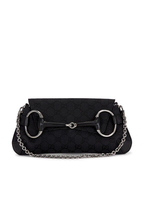 view 1 of 9 Gucci Horsebit Clutch in Black