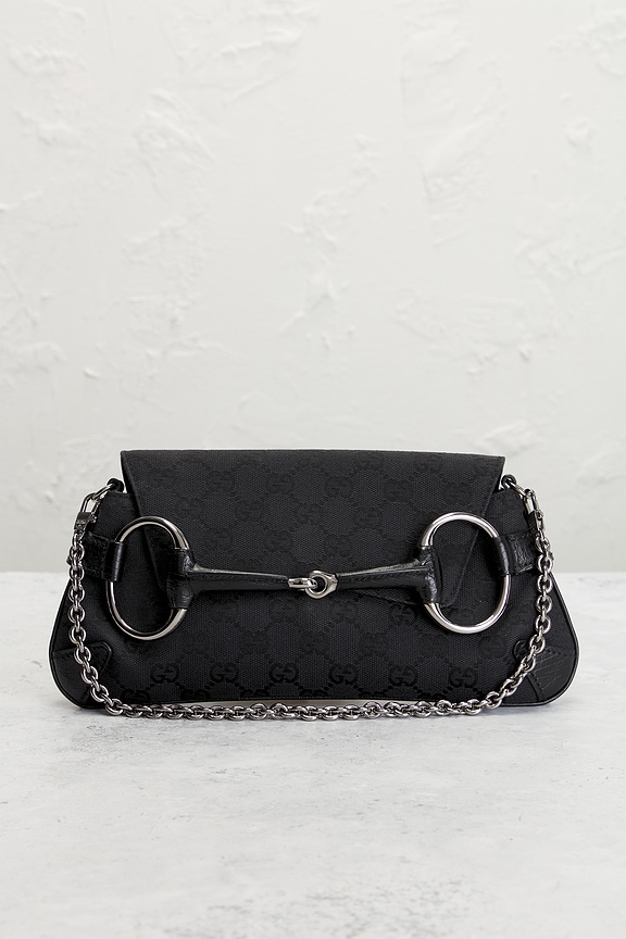 view 2 of 9 Gucci Horsebit Clutch in Black
