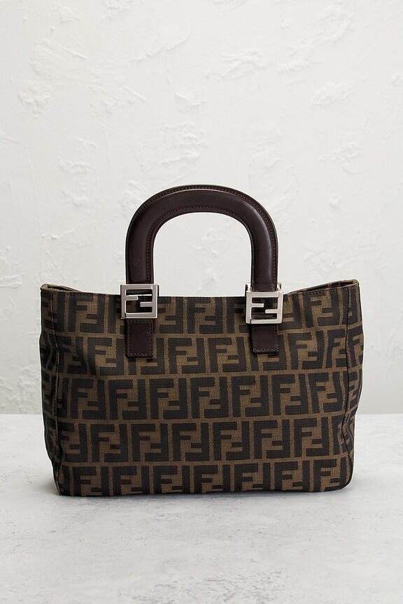 view 2 of 8 Fendi FF Zucca Handbag in Brown