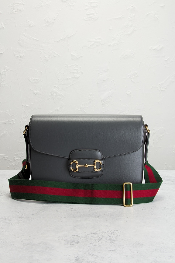 view 2 of 9 Gucci Horsebit 1955 Shoulder Bag in Grey