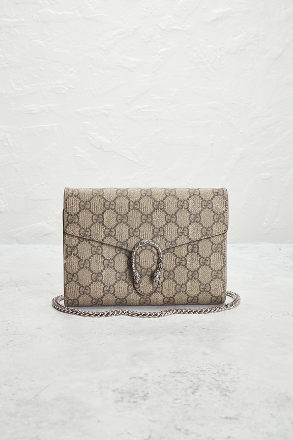 view 2 of 7 Gucci Dionysus Wallet On Chain in Beige