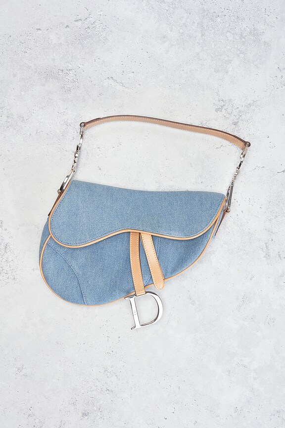 view 2 of 9 DIOR 새들 백 in Blue