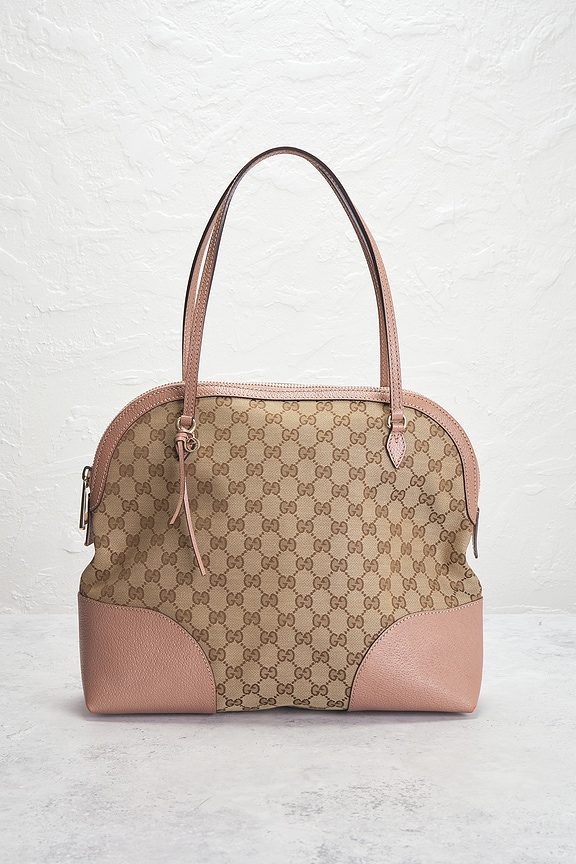 view 2 of 9 Gucci Bree Dome Shoulder Bag in Beige