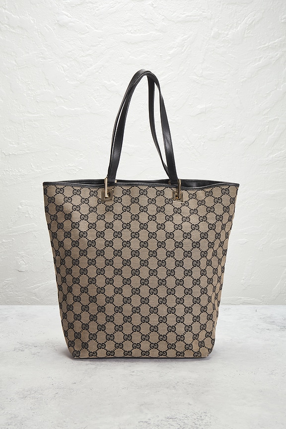 view 2 of 8 Gucci GG Bucket Tote Bag in Beige
