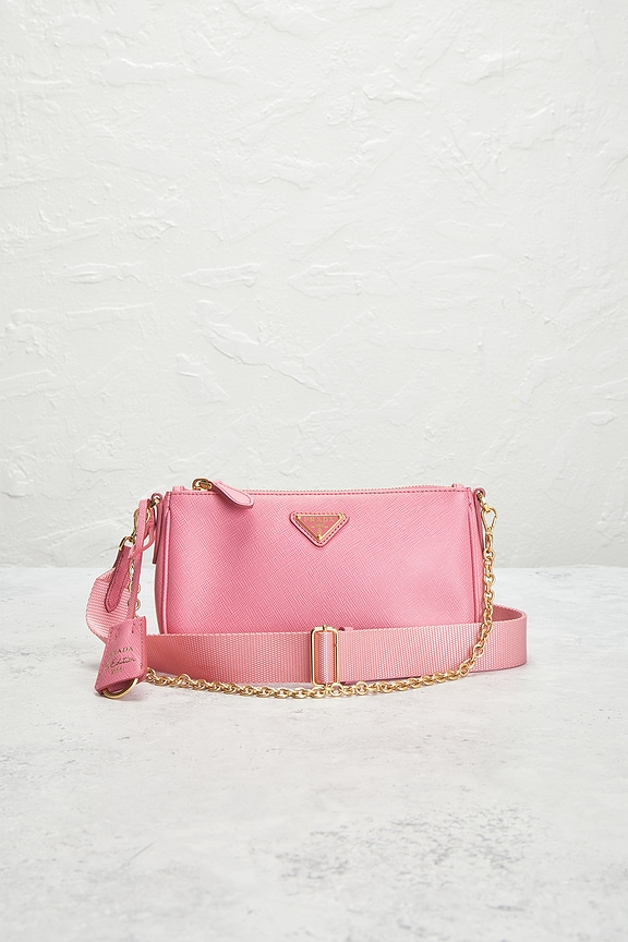 view 2 of 6 Prada Saffiano Re-Edition 2000 Shoulder Bag in Pink