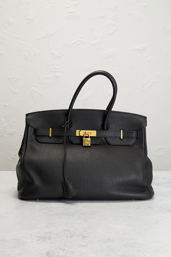 view 2 of 8 Hermes Togo Birkin 35 Handbag in Noir