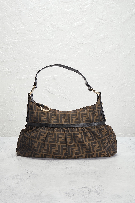 view 2 of 7 Fendi Zucca Chef Shoulder Bag in Brown