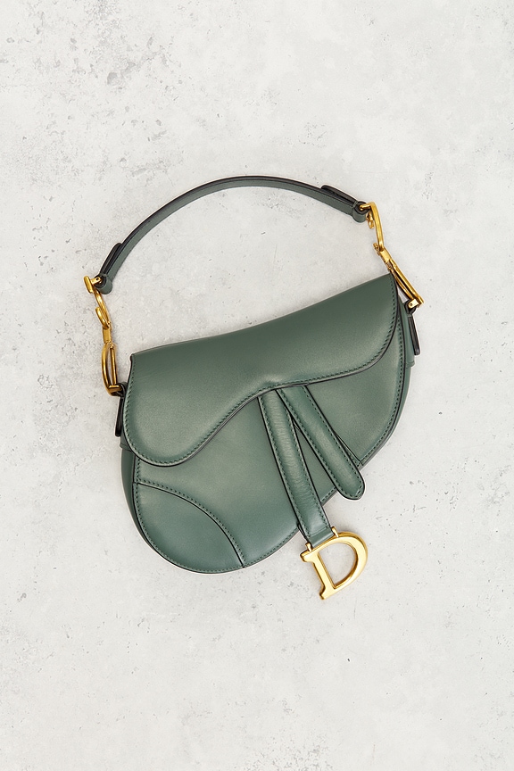 view 2 of 9 Dior Saddle Bag in Green