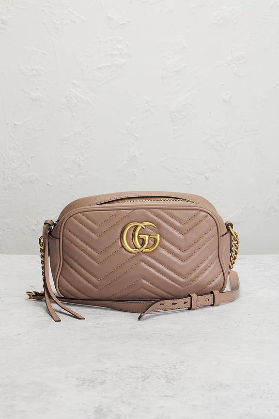 view 2 of 10 Gucci GG Marmont Shoulder Bag in Dusty Pink