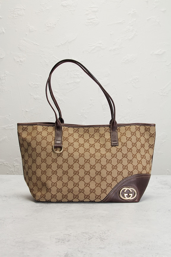 view 2 of 9 Gucci New Britt Tote Bag in Beige