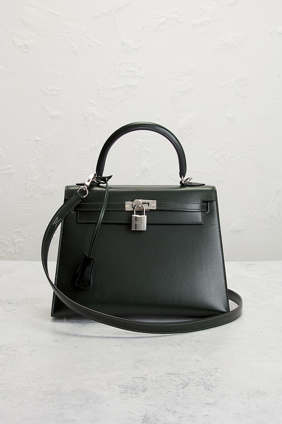 view 2 of 9 Hermes Box Kelly 25 Sellier Handbag in Noir