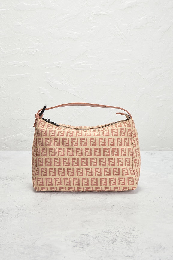 view 2 of 7 Fendi Zucchino Vanity Handbag in Beige