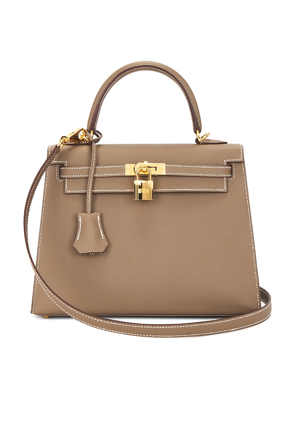 view 1 of 7 Hermes Epsom Kelly Handbag in Etoupe