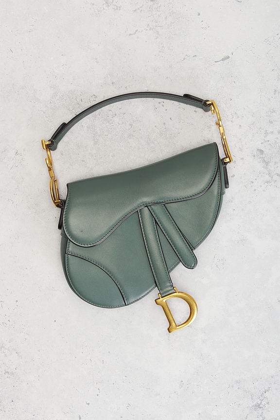 view 2 of 9 Dior Saddle Bag in Green