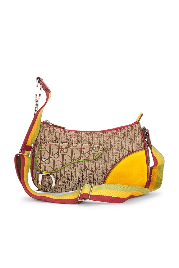 view 1 of 8 Dior Rasta Trotter Double Saddle Bag in Beige