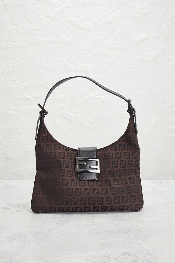 view 2 of 8 Fendi Zucca Shoulder Bag in Brown