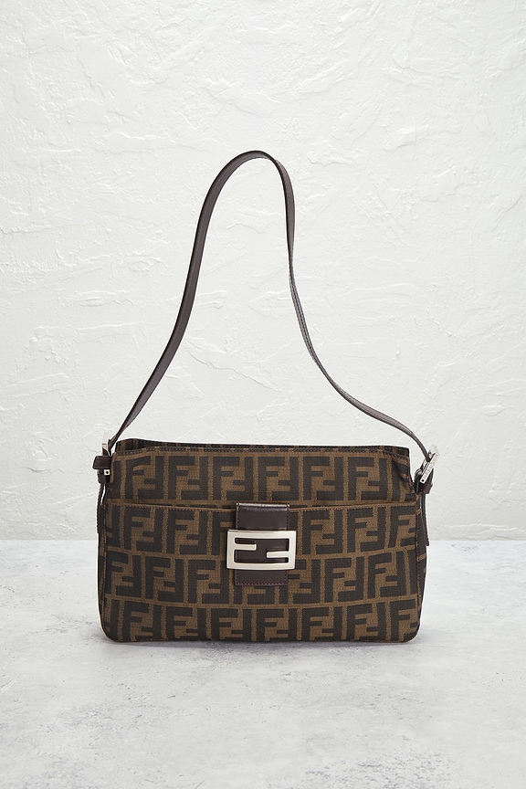 view 2 of 7 Fendi Zucca Shoulder Bag in Brown