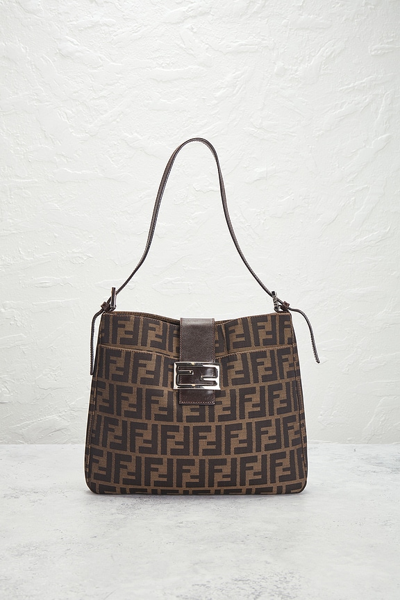 view 2 of 9 SAC PORTÉ ÉPAULE FENDI in Brown