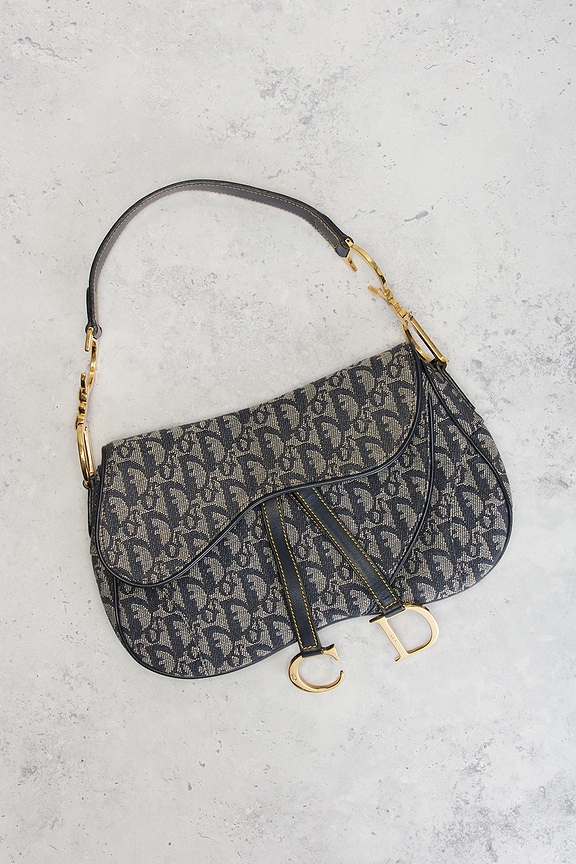 view 2 of 8 DIOR サドルバッグ in Blue