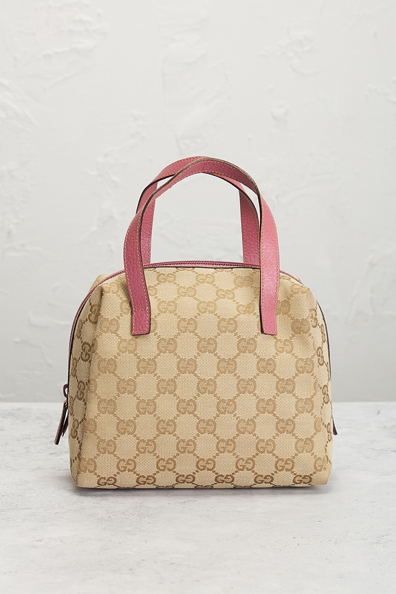 view 2 of 9 Gucci Balthus Cosmetic Bag in Beige