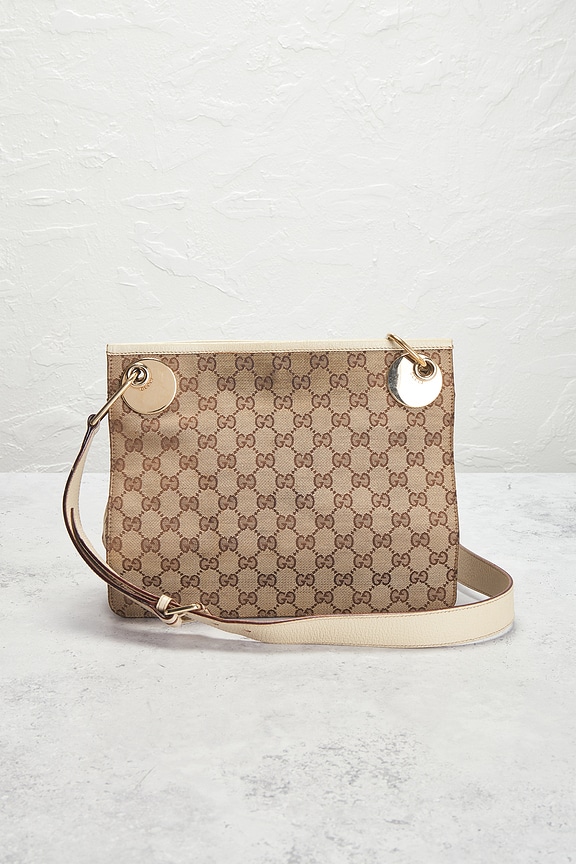 view 2 of 7 Gucci Eclipse Messenger Bag in Beige