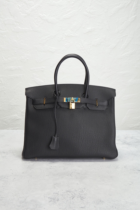 view 2 of 9 Hermes Togo Birkin 35 Handbag in Noir