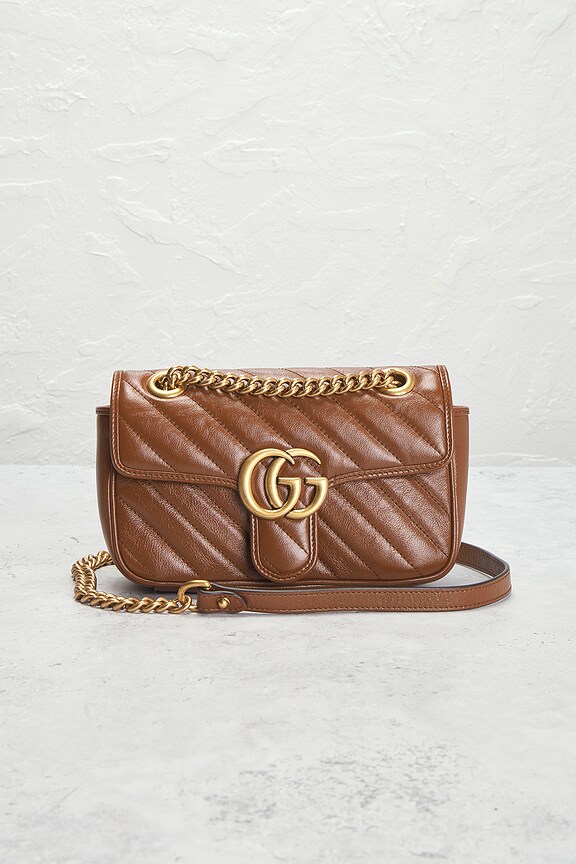 view 2 of 7 Gucci GG Marmont Shoulder Bag in Camel