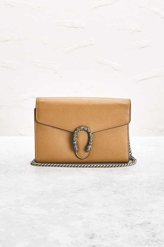 view 2 of 8 Gucci Dionysus Wallet On Chain in Beige