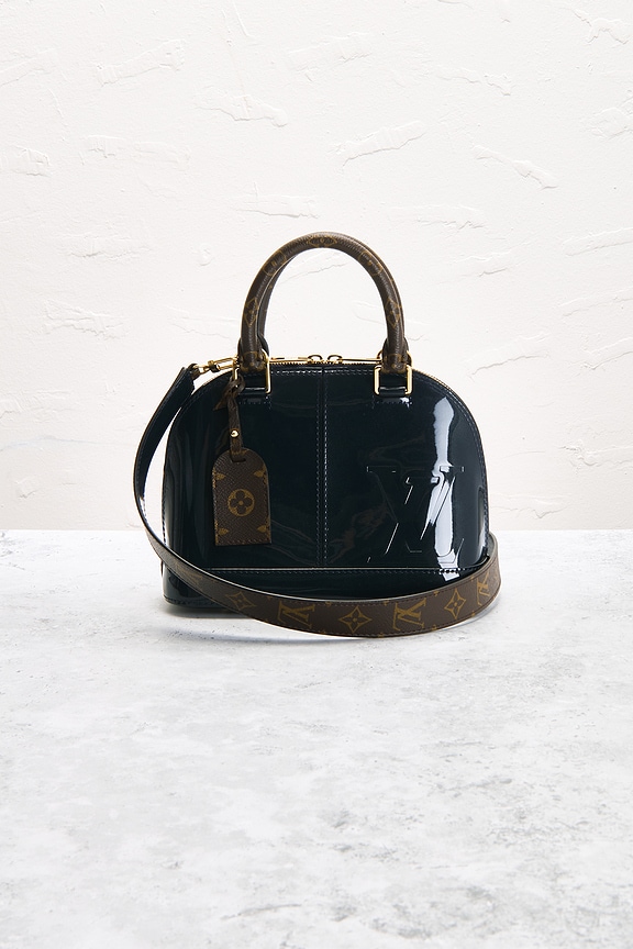 view 2 of 10 Louis Vuitton Alma BB Handbag in Blue & Black