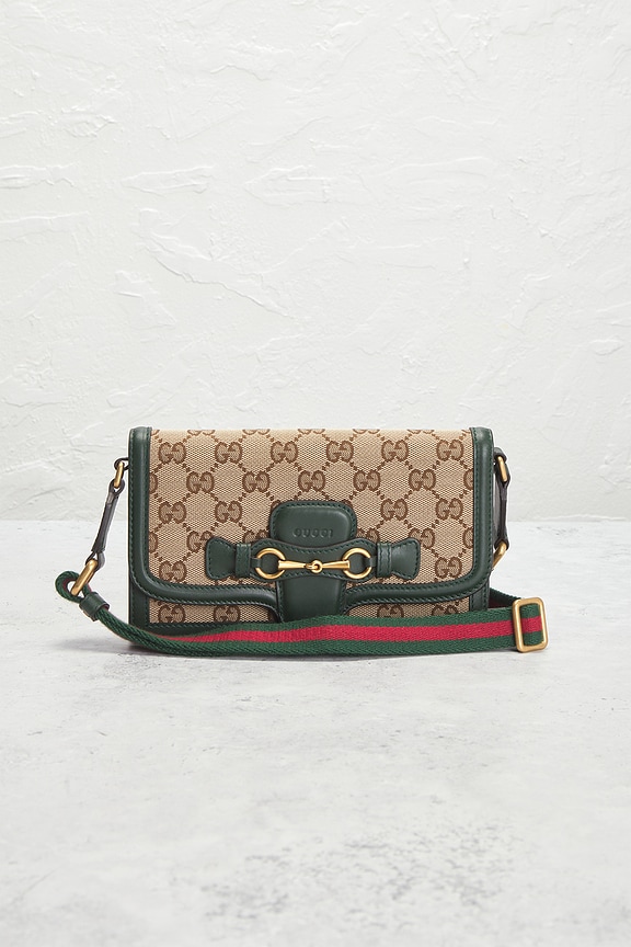 view 2 of 7 Gucci Horsebit 1955 Shoulder Bag in Beige