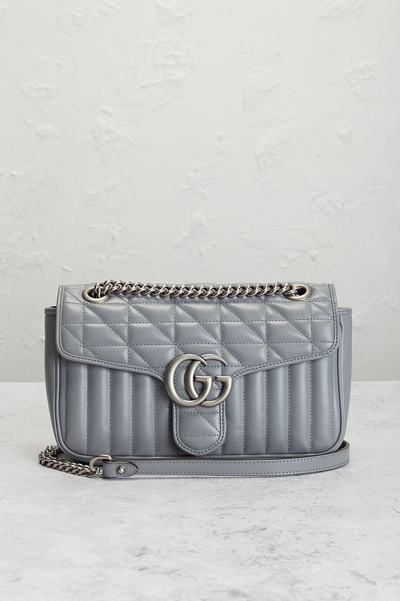 view 2 of 9 Gucci GG Marmont Shoulder Bag in Grey