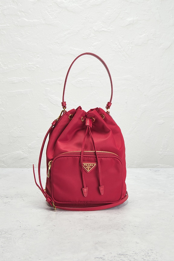 view 2 of 9 BOLSO HOMBRO PRADA in Red