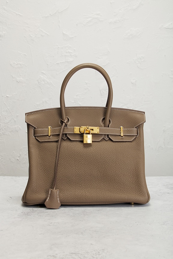 view 2 of 7 Hermes Togo Birkin 30 Handbag in Etoupe
