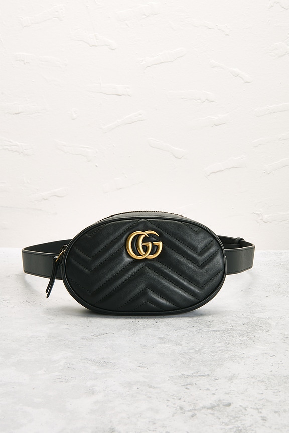 view 2 of 8 Gucci GG Marmont Belt Bag in Black
