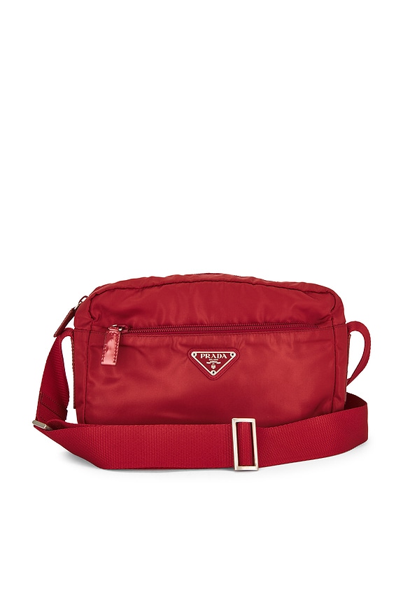 view 1 of 8 Prada Tessuto Shoulder Bag in Red