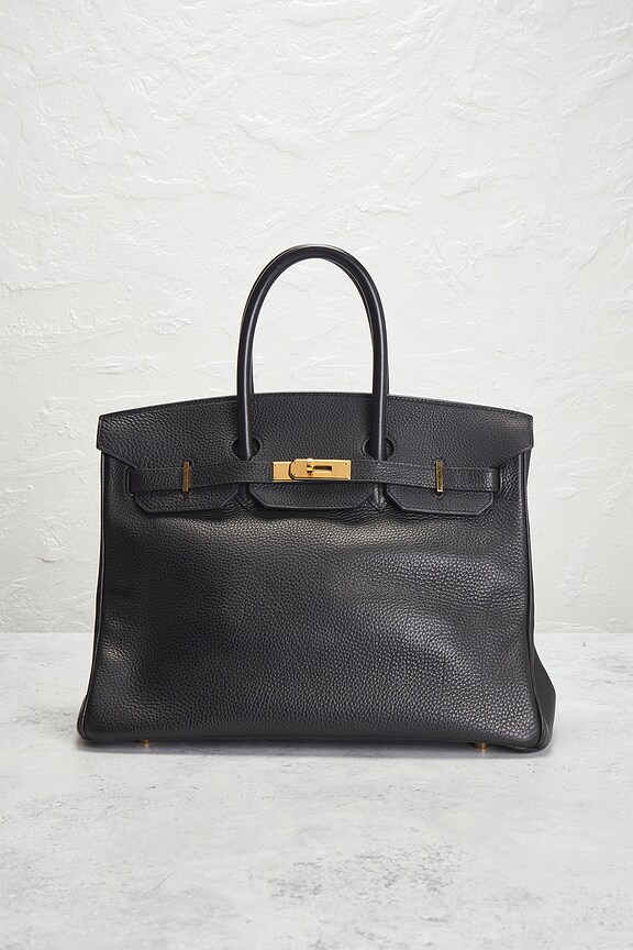 view 2 of 9 Hermes 1999 Ardennes Birkin 35 Retourne Handbag in Noir