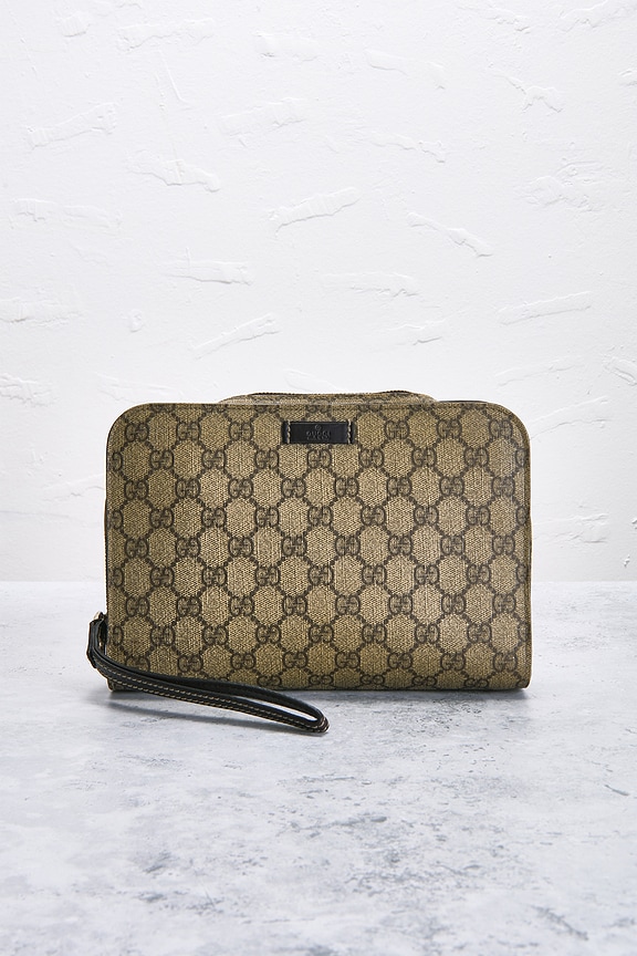 view 2 of 10 Gucci Portfolio Pouch in Beige