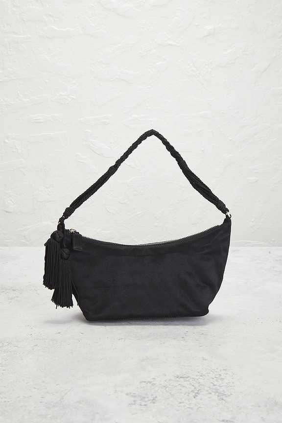 view 2 of 7 Prada Tassel Pochette Shoulder Bag in Black