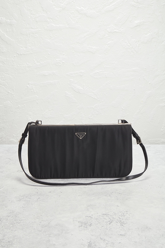 view 2 of 9 Prada Tessuto Shoulder Bag in Black