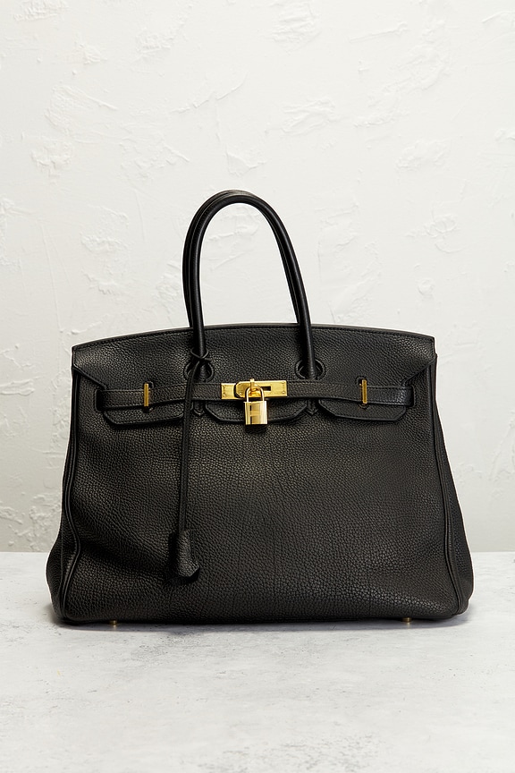 view 2 of 8 Hermes Togo Birkin 35 Handbag in Noir
