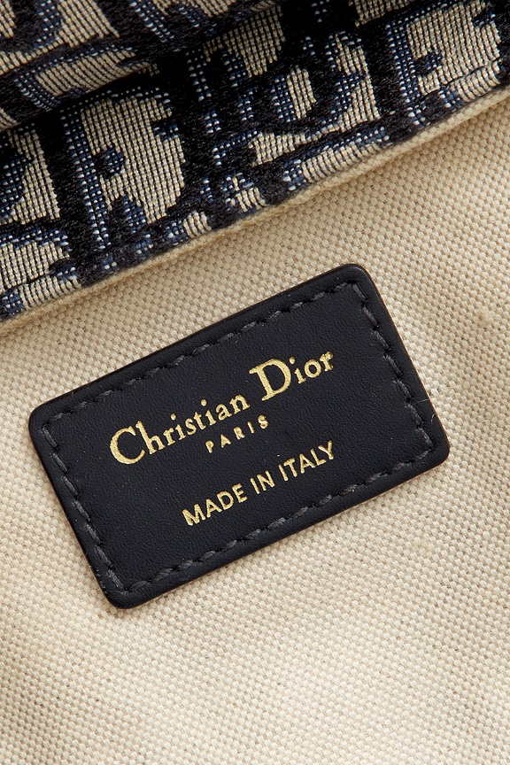 FWRD Renew Dior Oblique Trotter Saddle Bag in Blue | REVOLVE