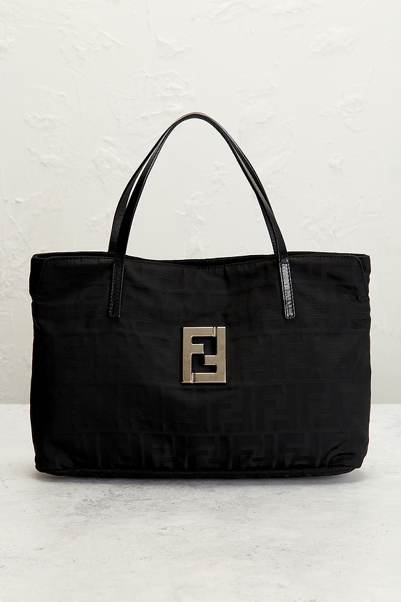 view 2 of 8 Fendi Zucca Tote Bag in Black