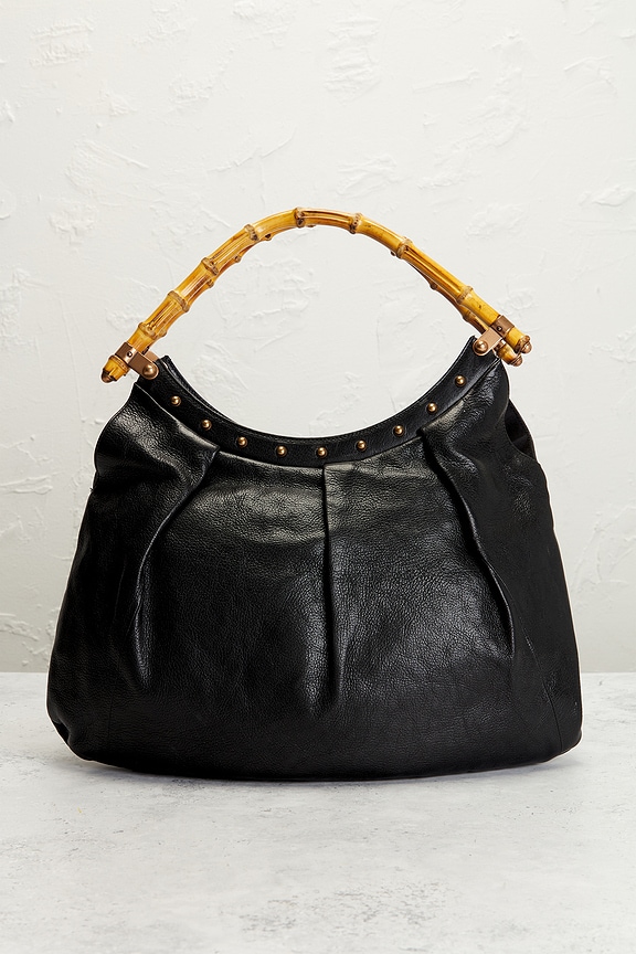 view 2 of 7 Gucci Bamboo Hobo Bag in Black