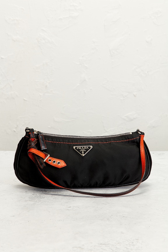 view 2 of 8 Prada Tessuto Pochette Shoulder Bag in Black